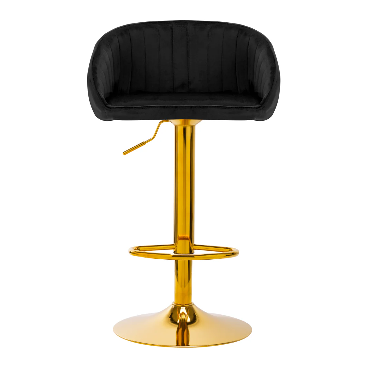 Bar stool QS-B16G VELVET BLACK - Image 5