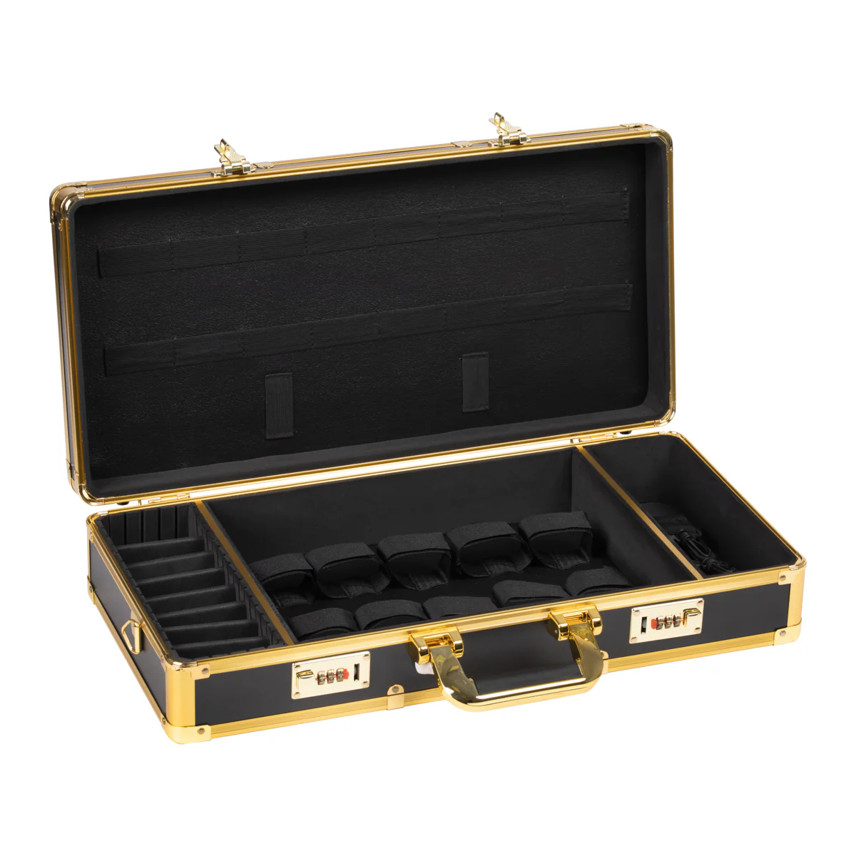 ACTIVESHOP BARBER BLACK AND GOLD HAIRDRESSING SUITCASE - Image 4