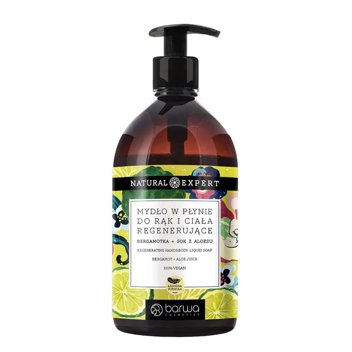Barwa Natural Expert Regenerating Liquid Soap Bergamot & Aloe Vera