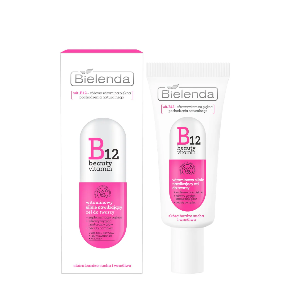 Bielenda B12 Beauty Vitamin Moisturizing Face Gel (EXP 07/2026)