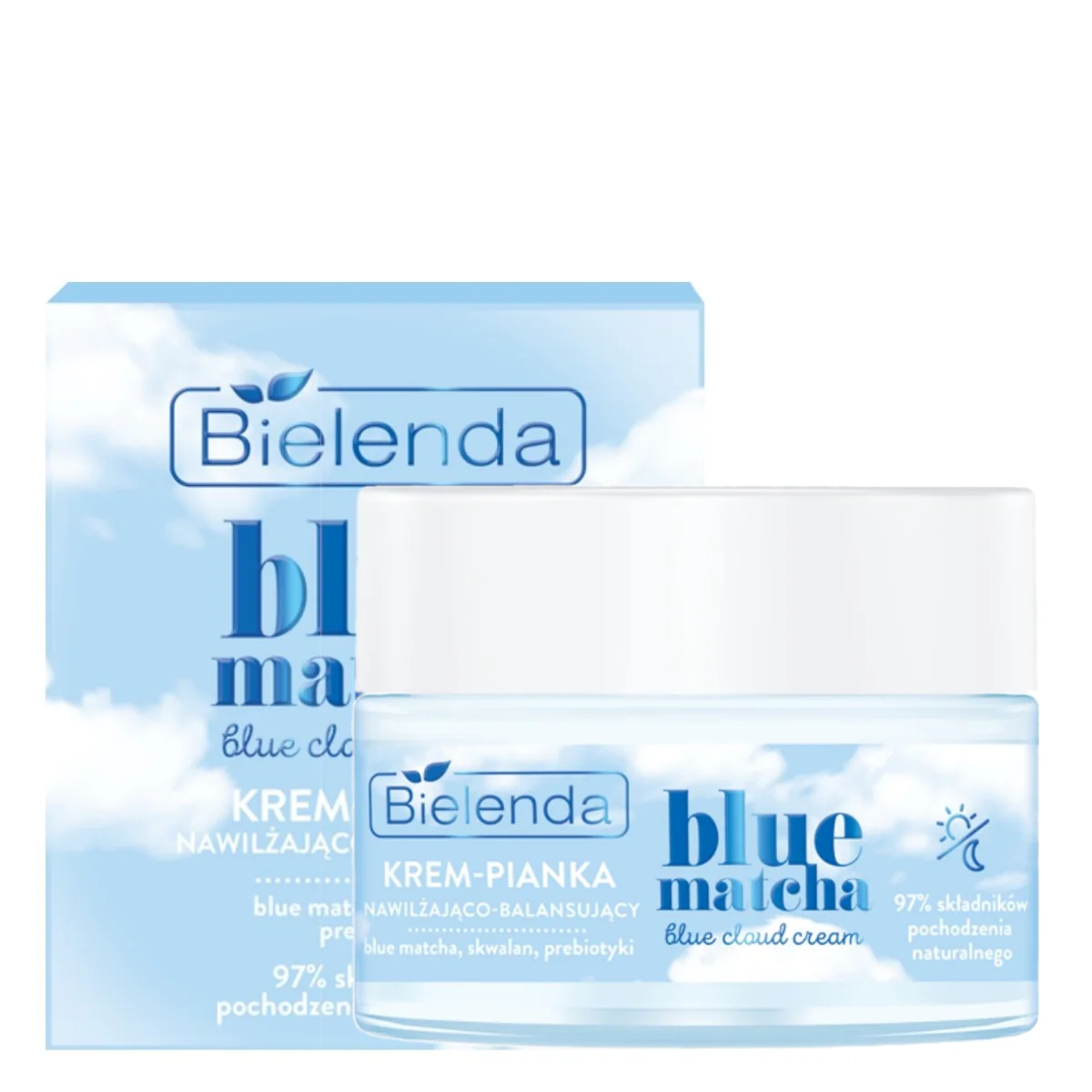 Bielenda Blue Matcha Moisturising & Balancing Cream-Foam