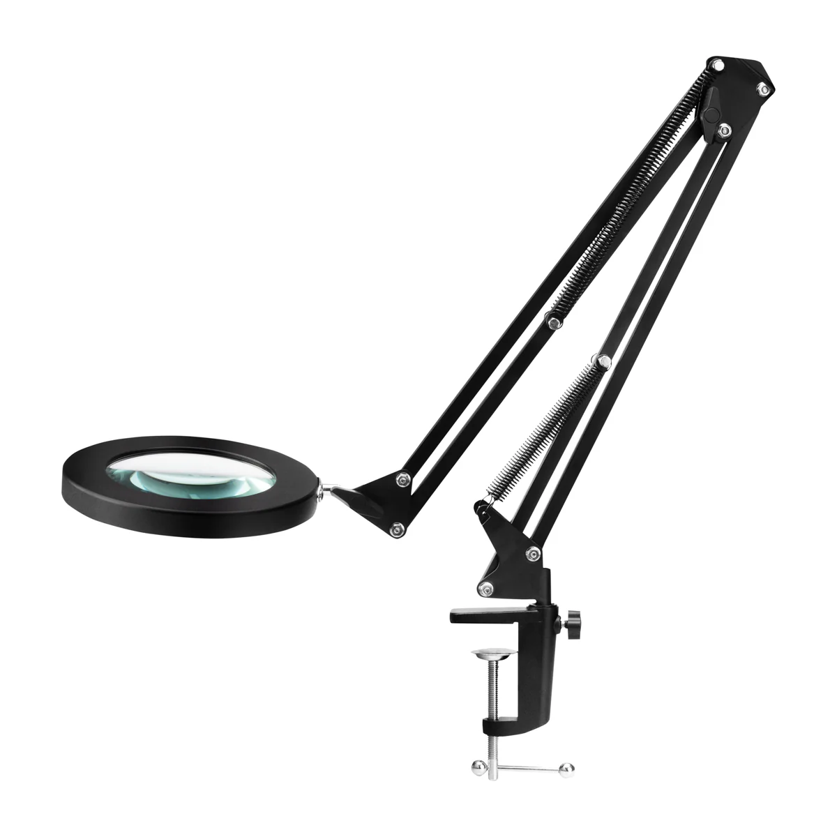 Glow 308 Black LED Tabletop Magnifier Lamp