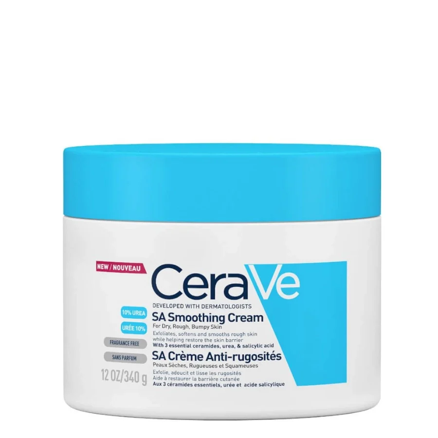 CeraVe SA 10% Urea Smoothing Cream with Ceramides, Urea & Salicylic Acid - Image 2