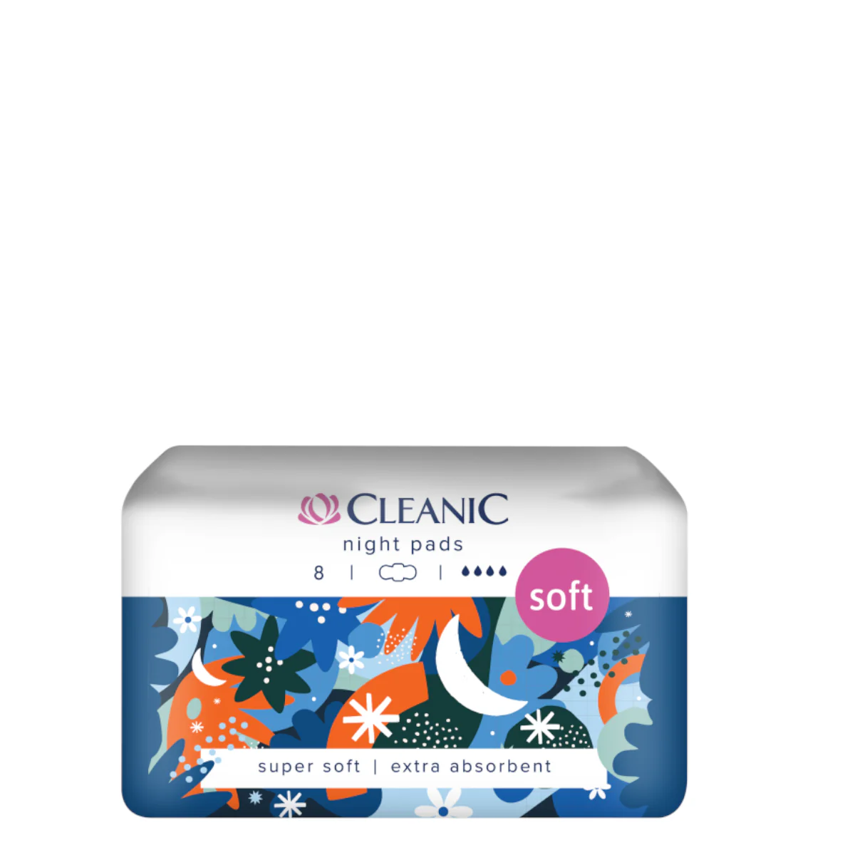 Cleanic Super Soft Night Sanitary Pads