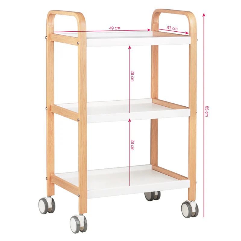 ACTIVESHOP Cosmetic table hs09 wood - white - Image 2