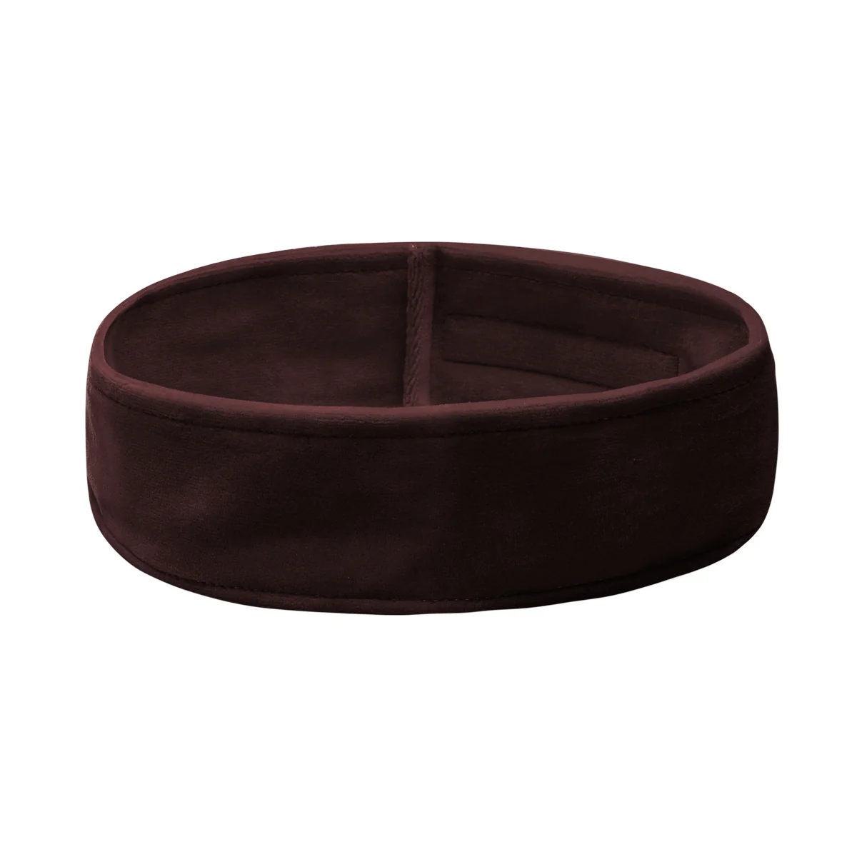 Cosmetic Treatments Headband Premium Velour Fabric Brown