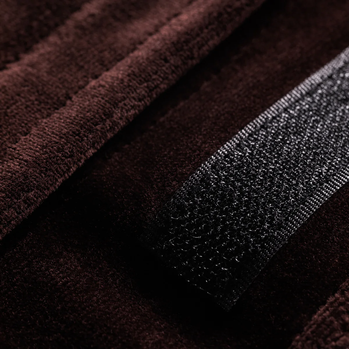 Cosmetic Treatments Headband Premium Velour Fabric Brown - Image 2