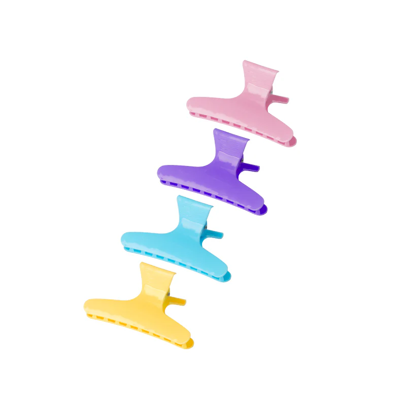 ACTIVESHOP Crabs hairdressing clamps e-47 12 pcs 8,2cm assorted color - Image 3