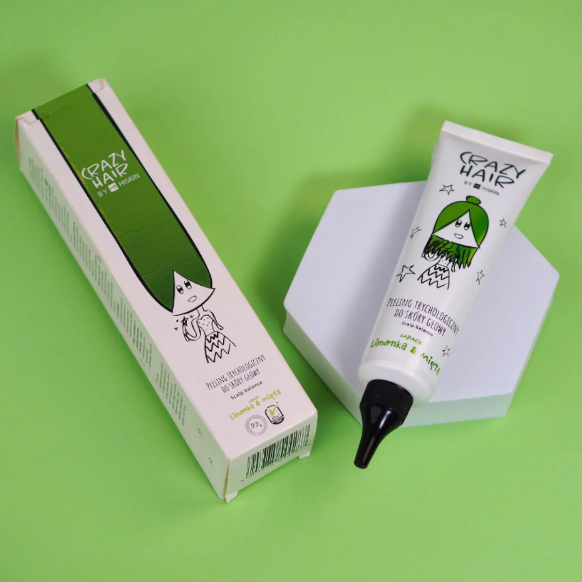 Crazy Hair Scalp Balance Trichological Scalp Scrub Lime & Mint - Image 3