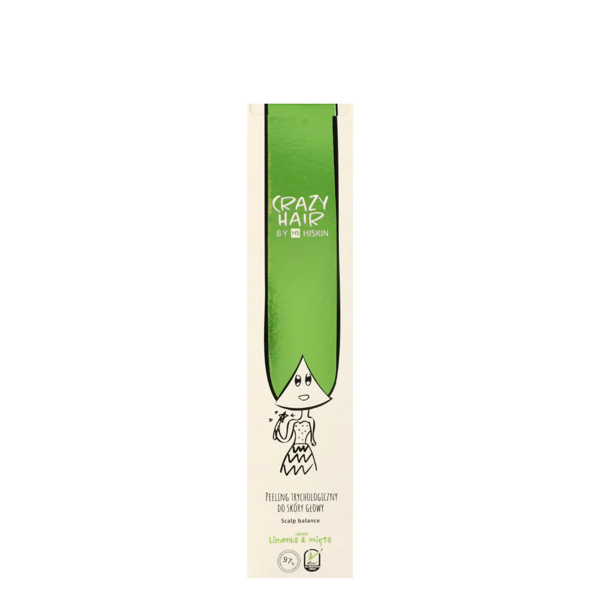 Crazy Hair Scalp Balance Trichological Scalp Scrub Lime & Mint - Image 4