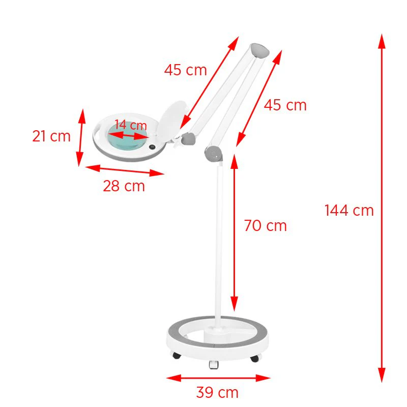 Elegante 6014 60 LED 5d LED magnifier lamp with a tripod - Image 2