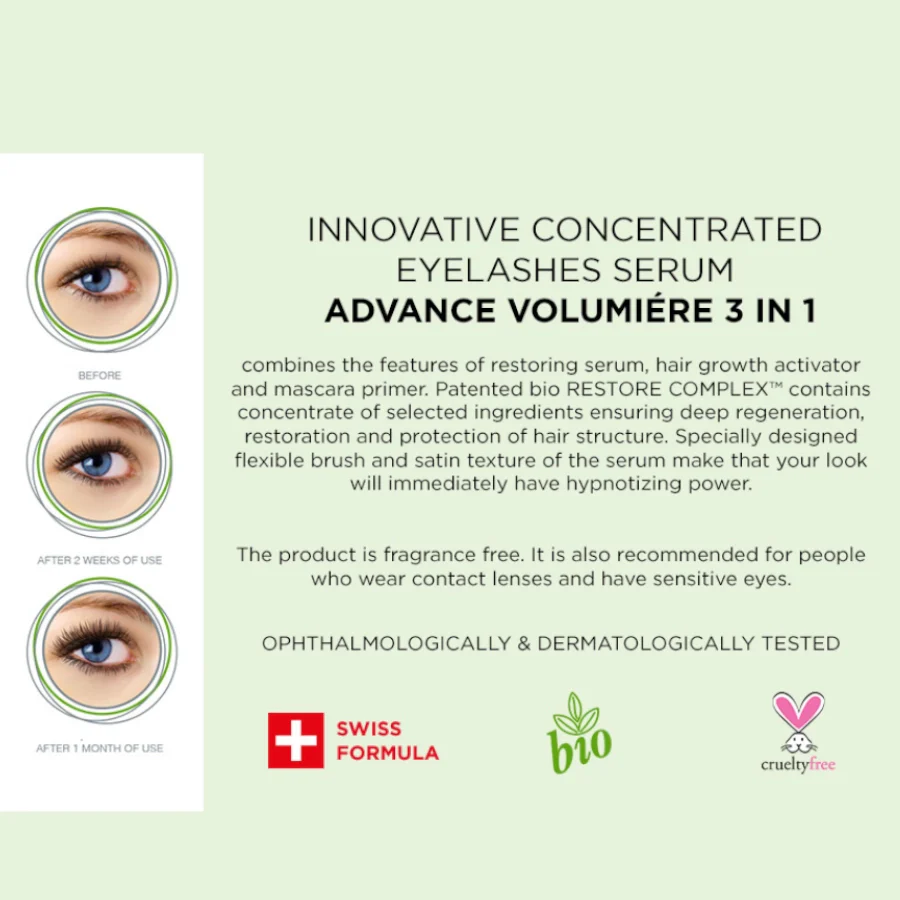 Eveline Advance Volumiere Eyelash Serum 3in1 - Image 2