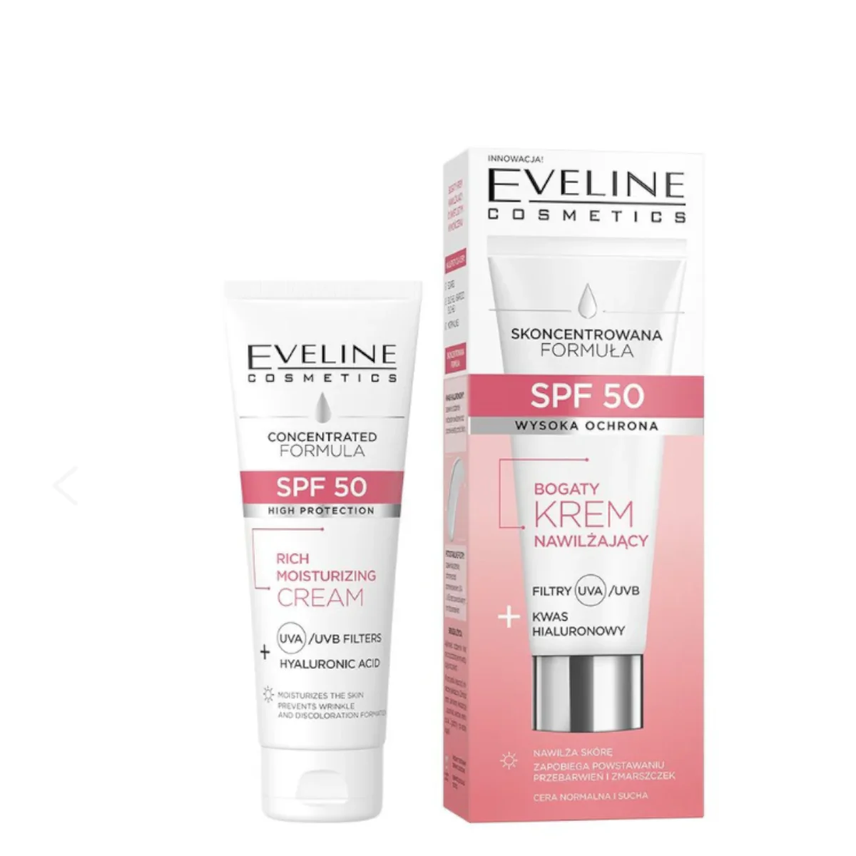 Eveline Rich Moisturizing Face Cream SPF50