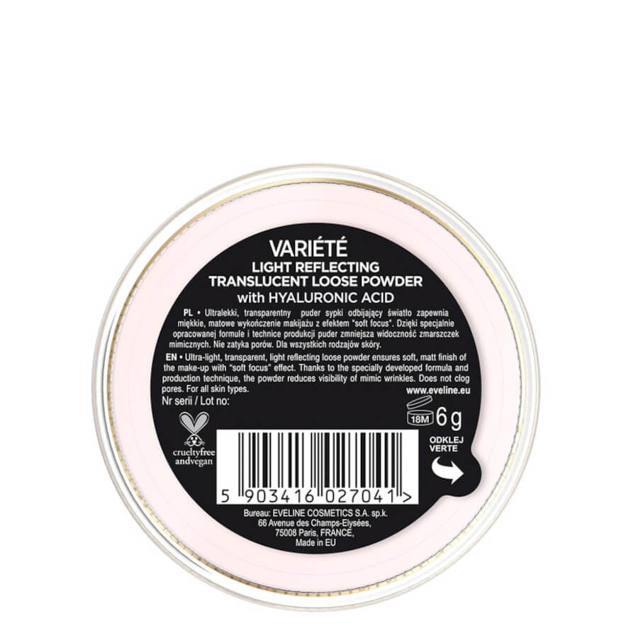 Eveline Variete Light Reflecting Translucent Face Powder - Image 2