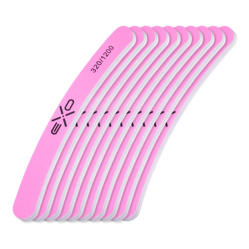 Exo Polisher Buffer Banana 320/1200 Grit - 10 Pcs Professional Pack