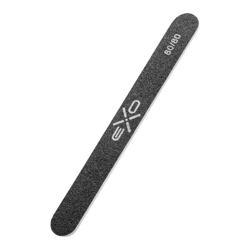 Exo Straight Nail File 80/80 Grit - 10 Pcs Professional Pack - Image 2