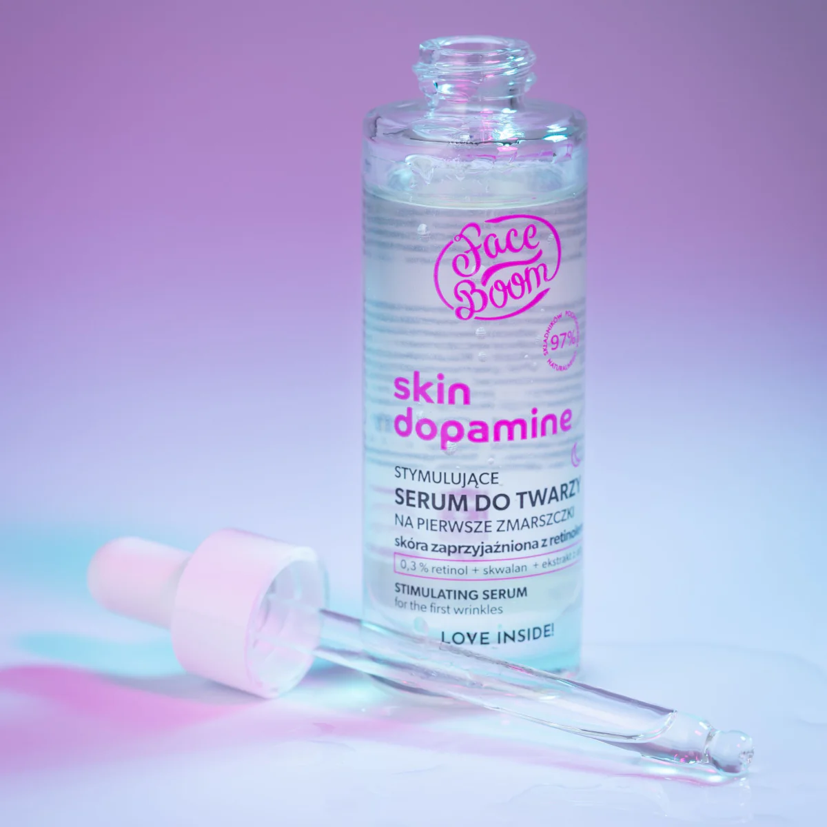 Face Boom Skin Dopamine Stimulating Anti-Wrinkle Serum with 0.3% Retinol - Image 2