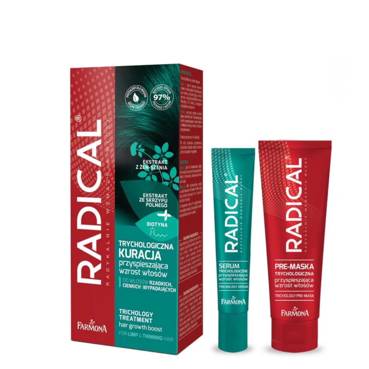 Farmona Radical Trichology Treatment Mask & Serum Hair Growth Boost (EXP 07/2026)