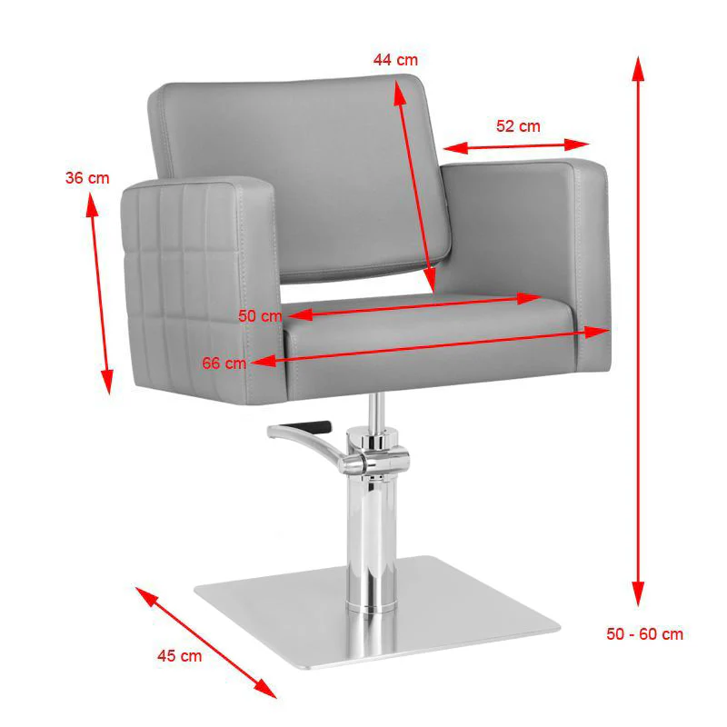 Gabbiano Ankara Gray styling chair - Image 2