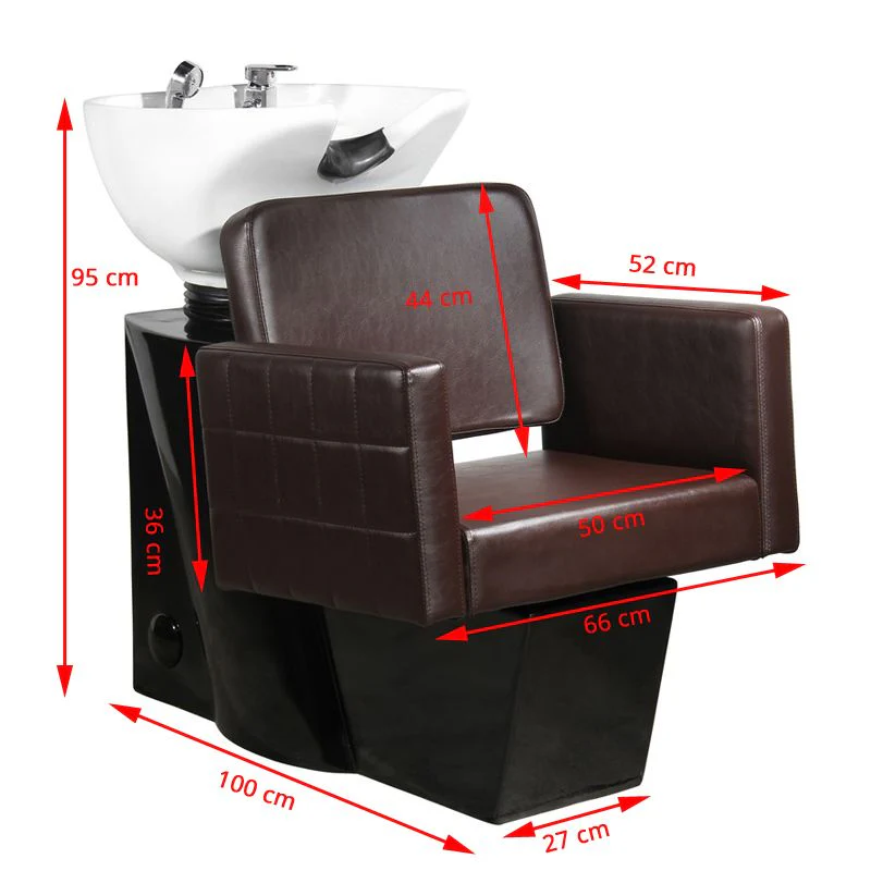 Gabbiano Ankara Hair Wash Unit Brown - Image 2