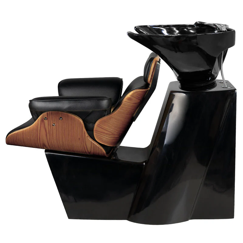 Gabbiano Barber Backwash Unit Florence Black Walnut - Image 3