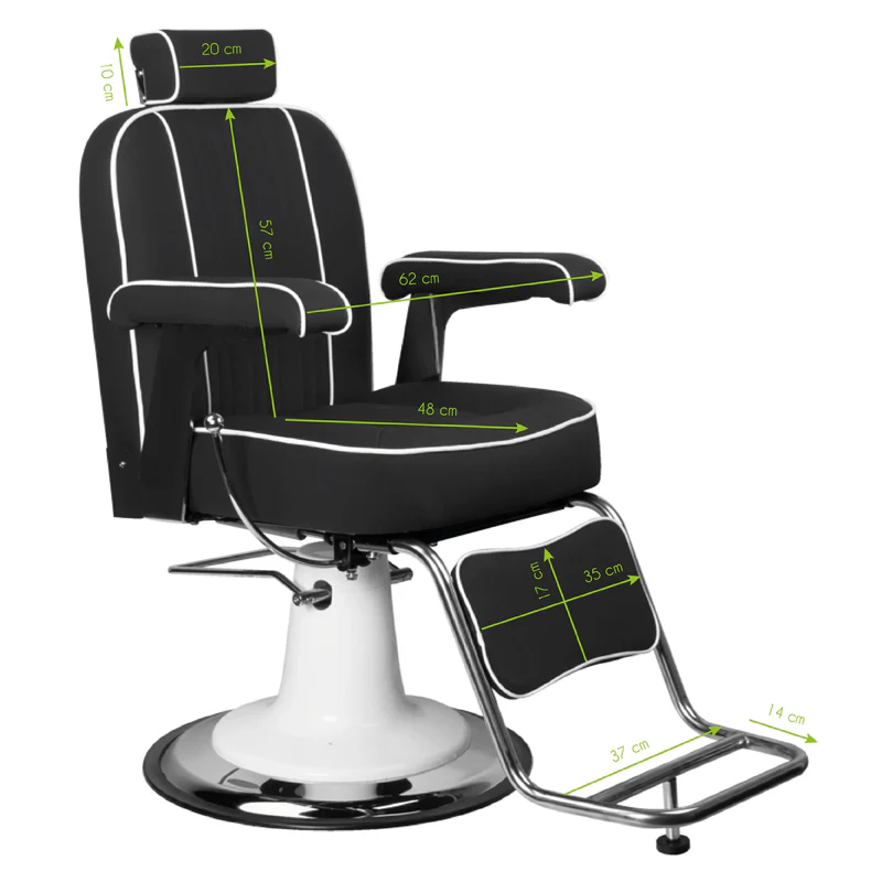 Gabbiano Barber Chair Amadeo Black - Image 2