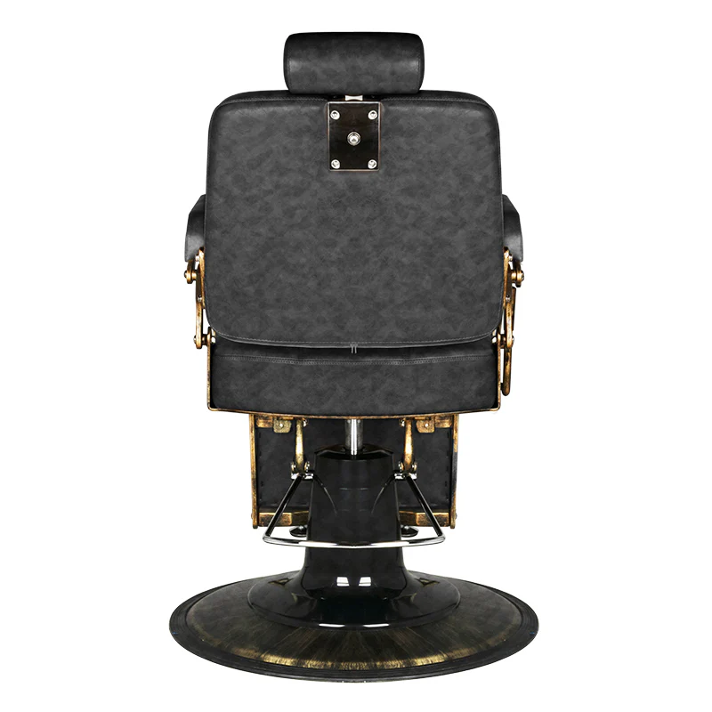 Gabbiano Barber Chair Boss HD Old Leather black - Image 3