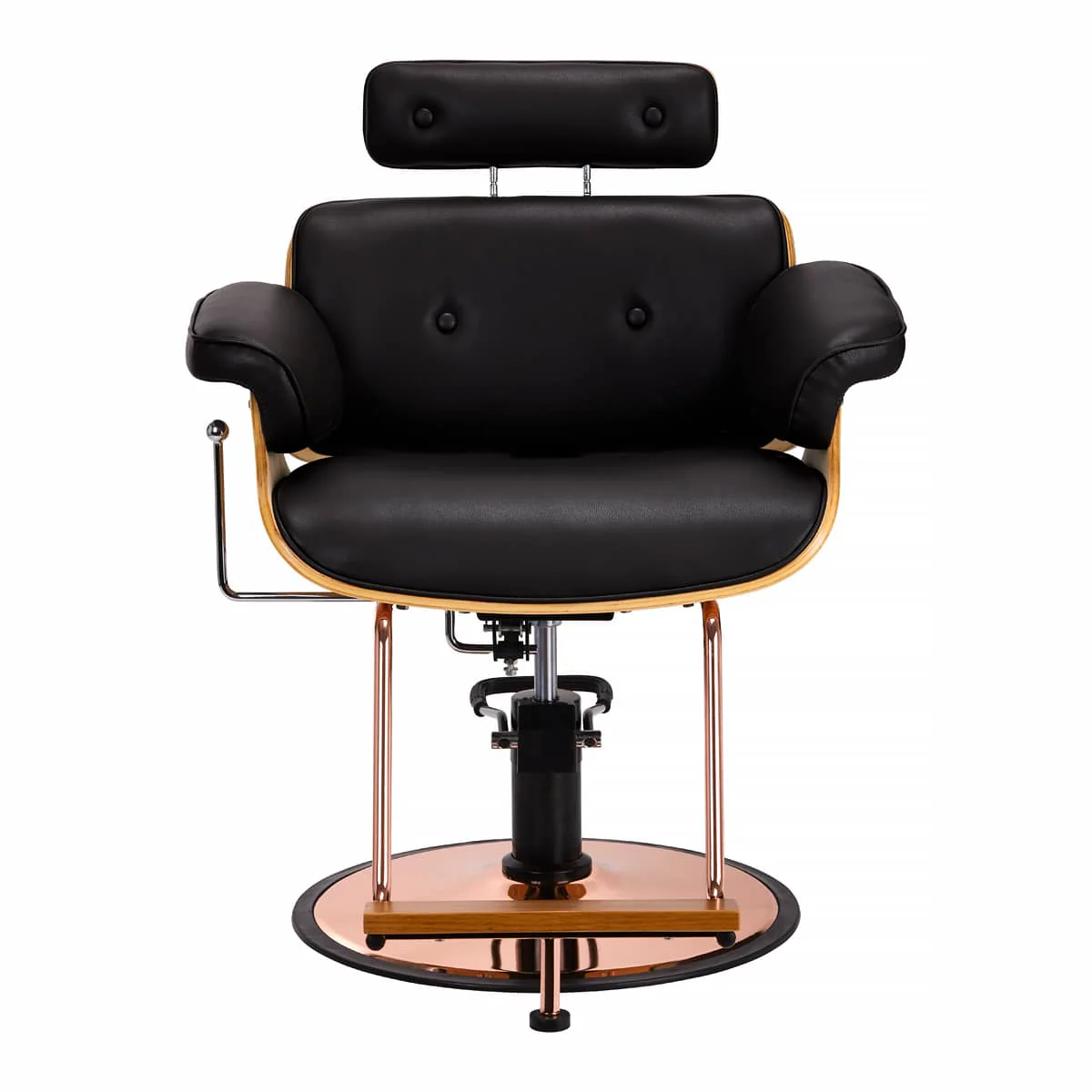 Gabbiano barber chair florence with an adjustable black headrest - Image 12