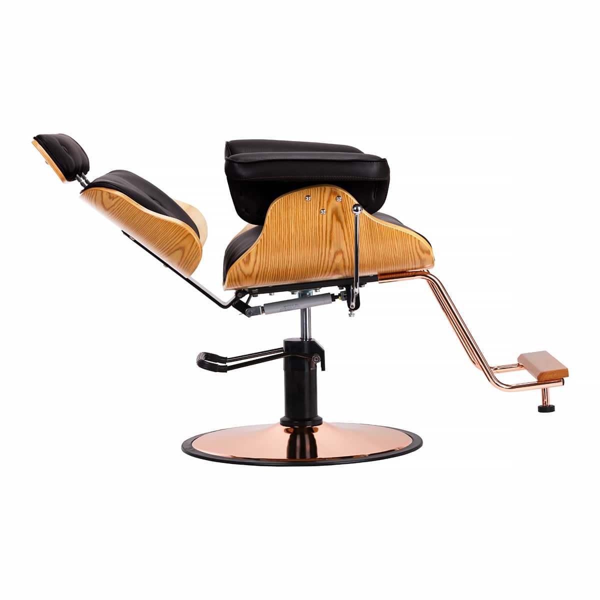 Gabbiano barber chair florence with an adjustable black headrest - Image 9