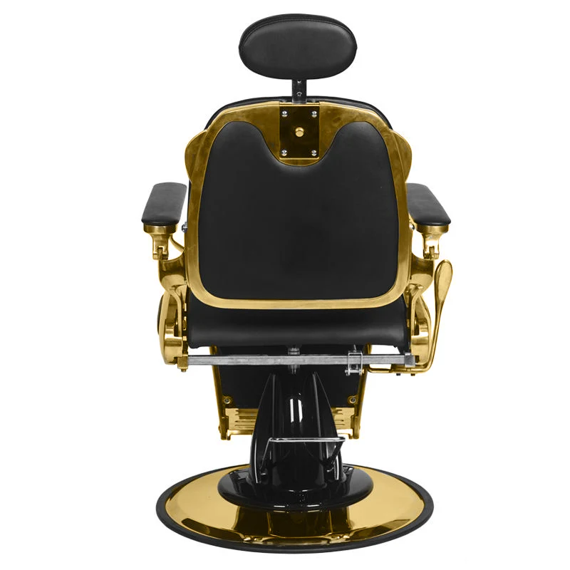 Gabbiano Barber Chair Grancesco black and gold - Image 4