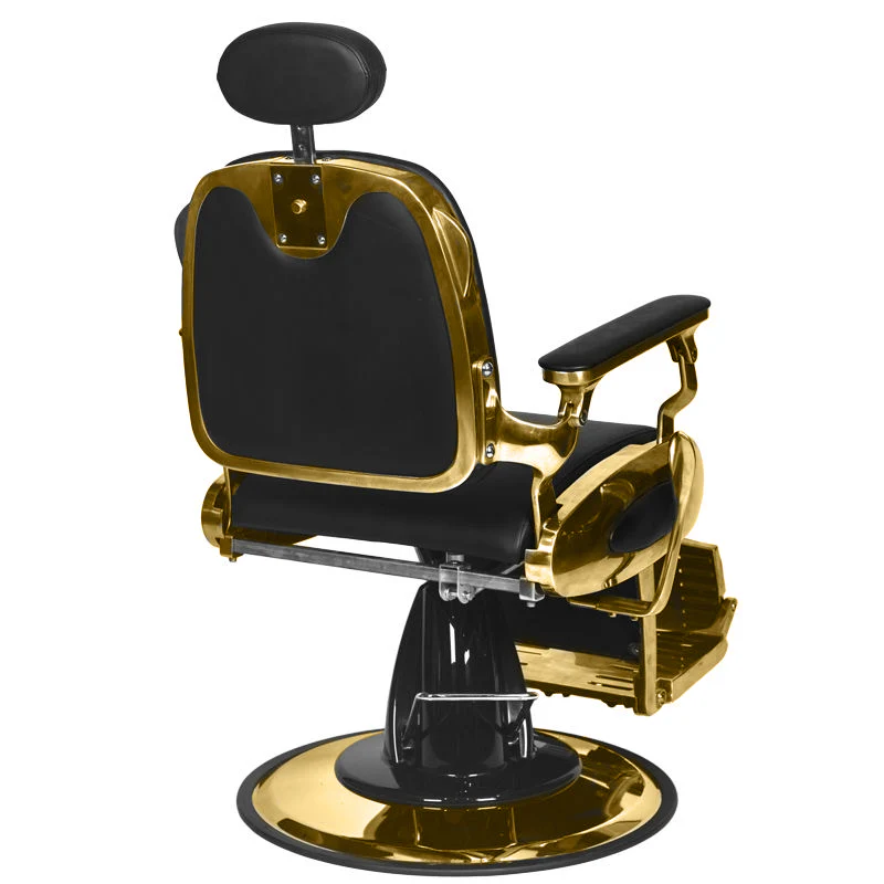 Gabbiano Barber Chair Grancesco black and gold - Image 5