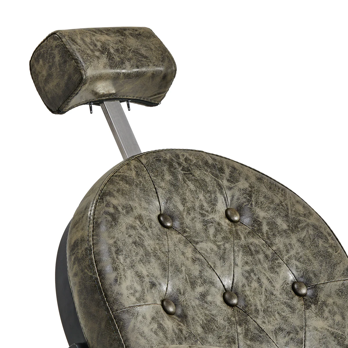 Gabbiano Barber Chair President Old Leather Green - Image 7