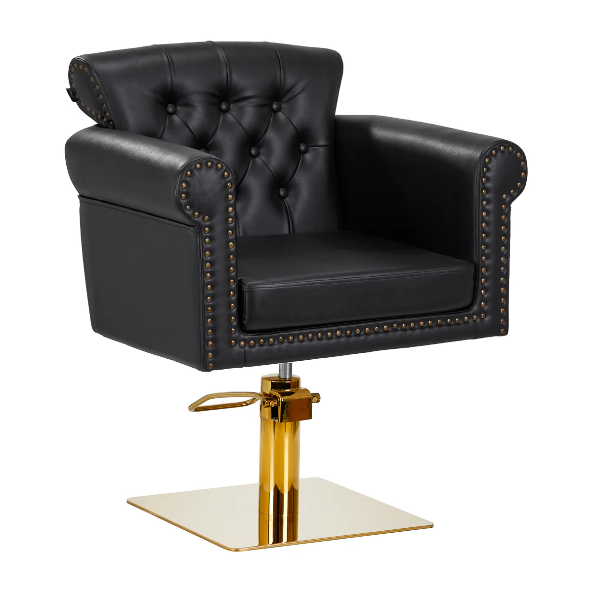 Gabbiano Berlin Hairdressing Chair Black & Gold