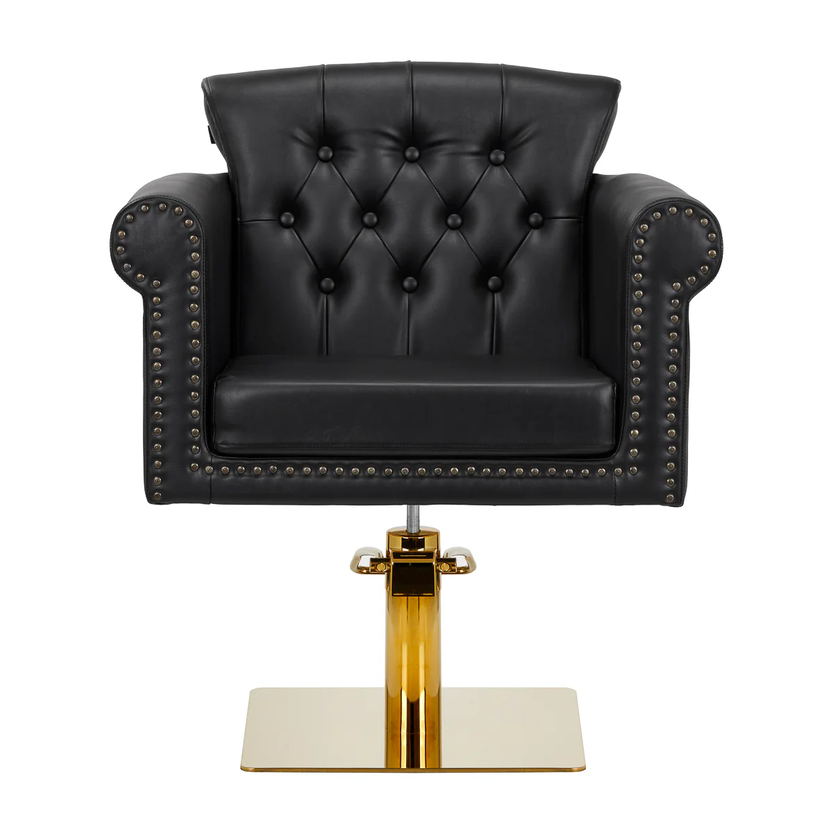 Gabbiano Berlin Hairdressing Chair Black & Gold - Image 3
