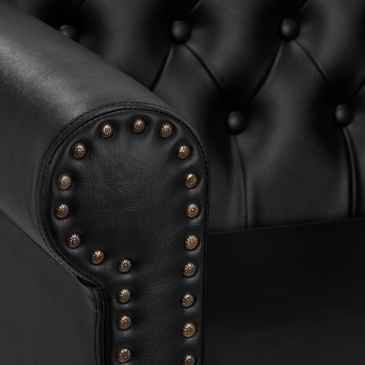 Gabbiano Berlin Hairdressing Chair Black & Gold - Image 9