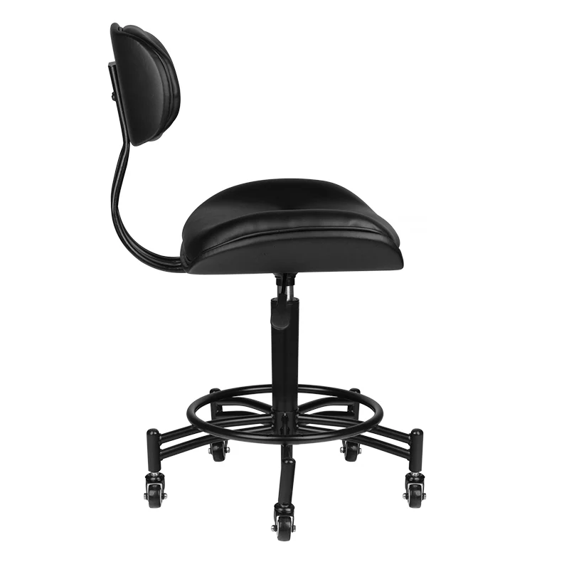 Gabbiano Black Florence Beauty Salon Stool - Image 3