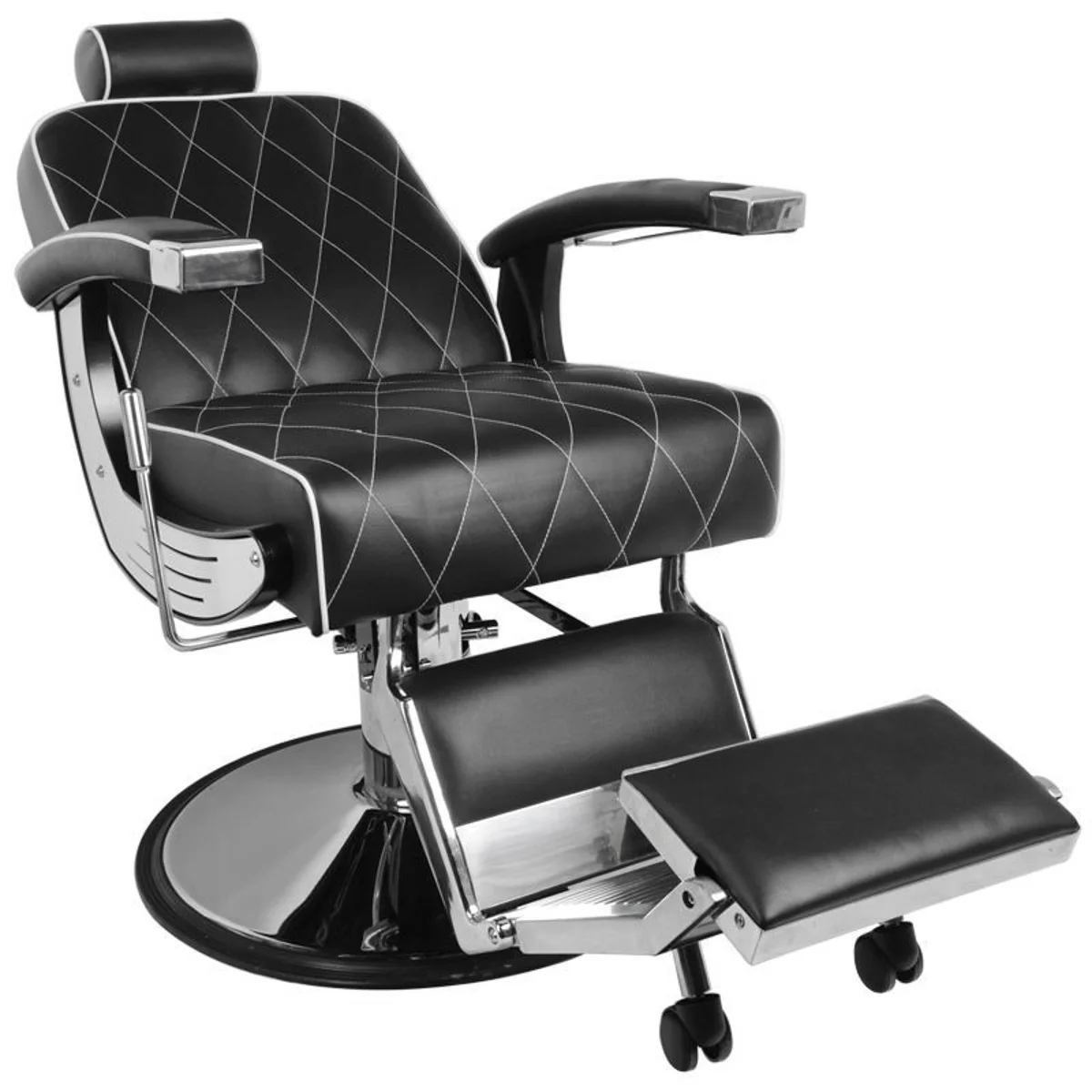 Gabbiano Black Imperial Barber Chair - Image 4