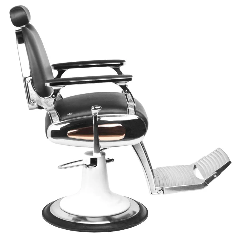 Gabbiano black moto style barber chair - Image 8