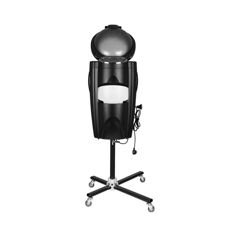 Gabbiano Black Standing Hairdressing Sauna with Active Ozone - Image 4
