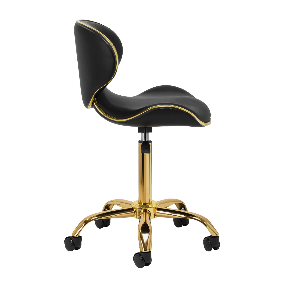 Gabbiano Cosmetic Stool Q-4599G Black - Image 2