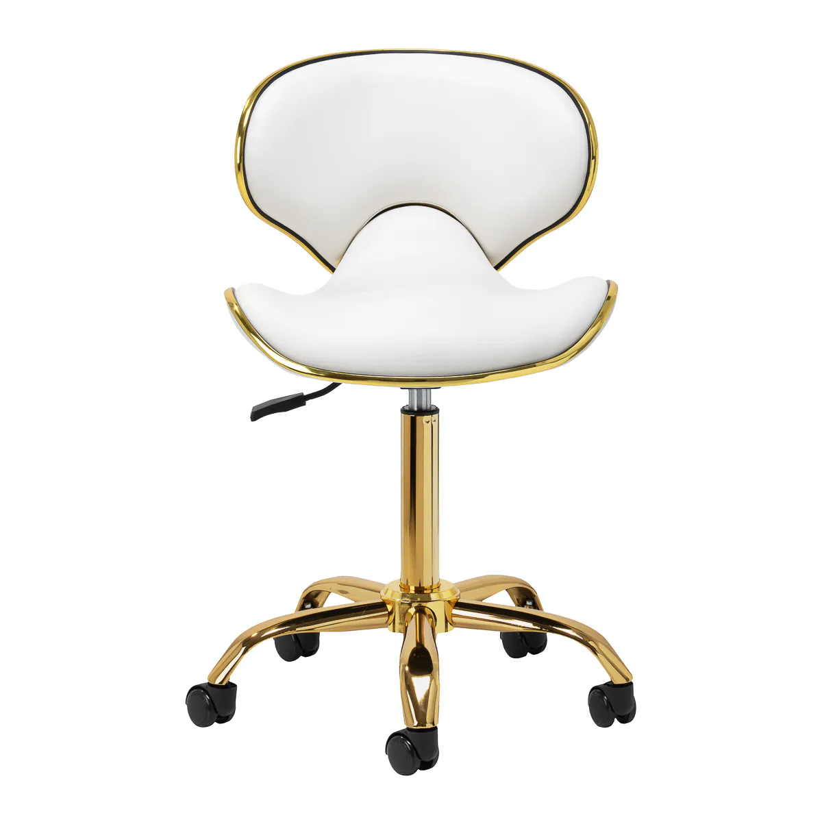 Gabbiano Cosmetic Stool Q-4599G White - Image 3