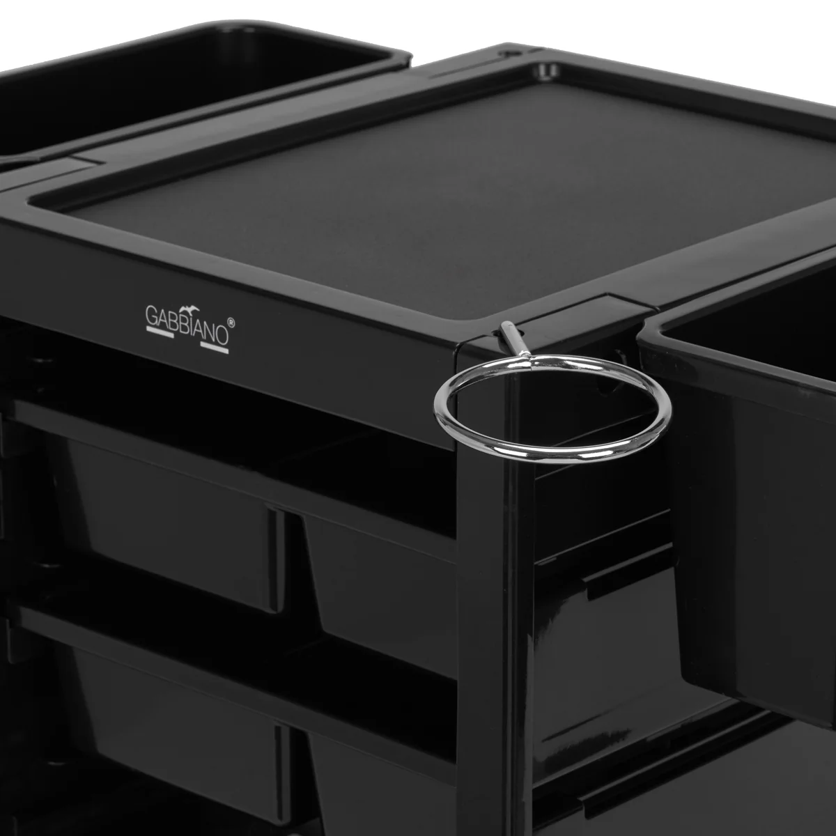 Gabbiano Hairdresser's Trolley 68A Black - Image 12