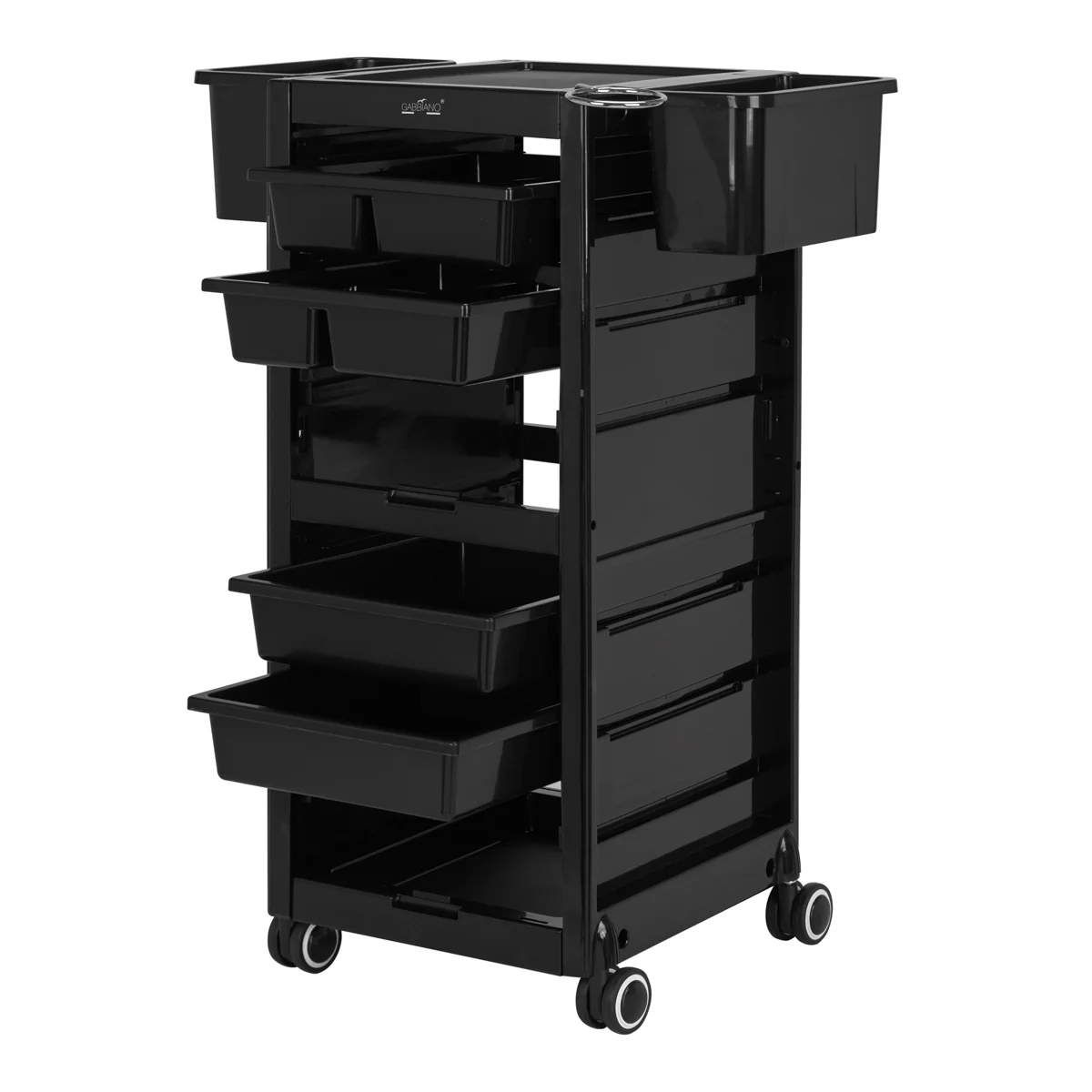 Gabbiano Hairdresser's Trolley 68A Black - Image 2