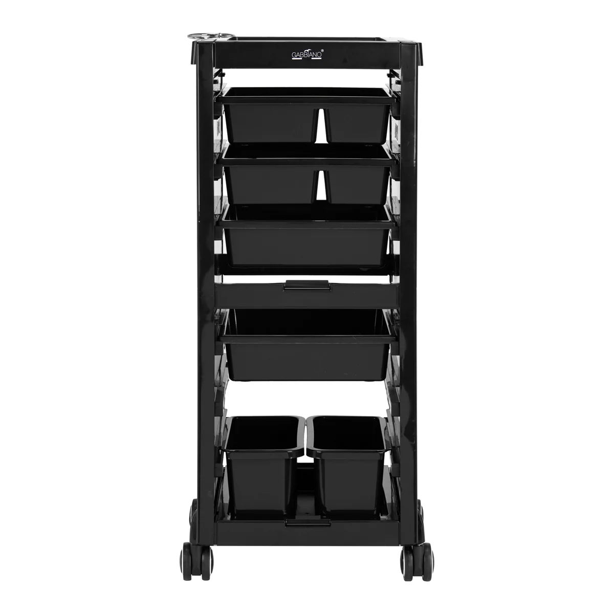 Gabbiano Hairdresser's Trolley 68A Black - Image 5