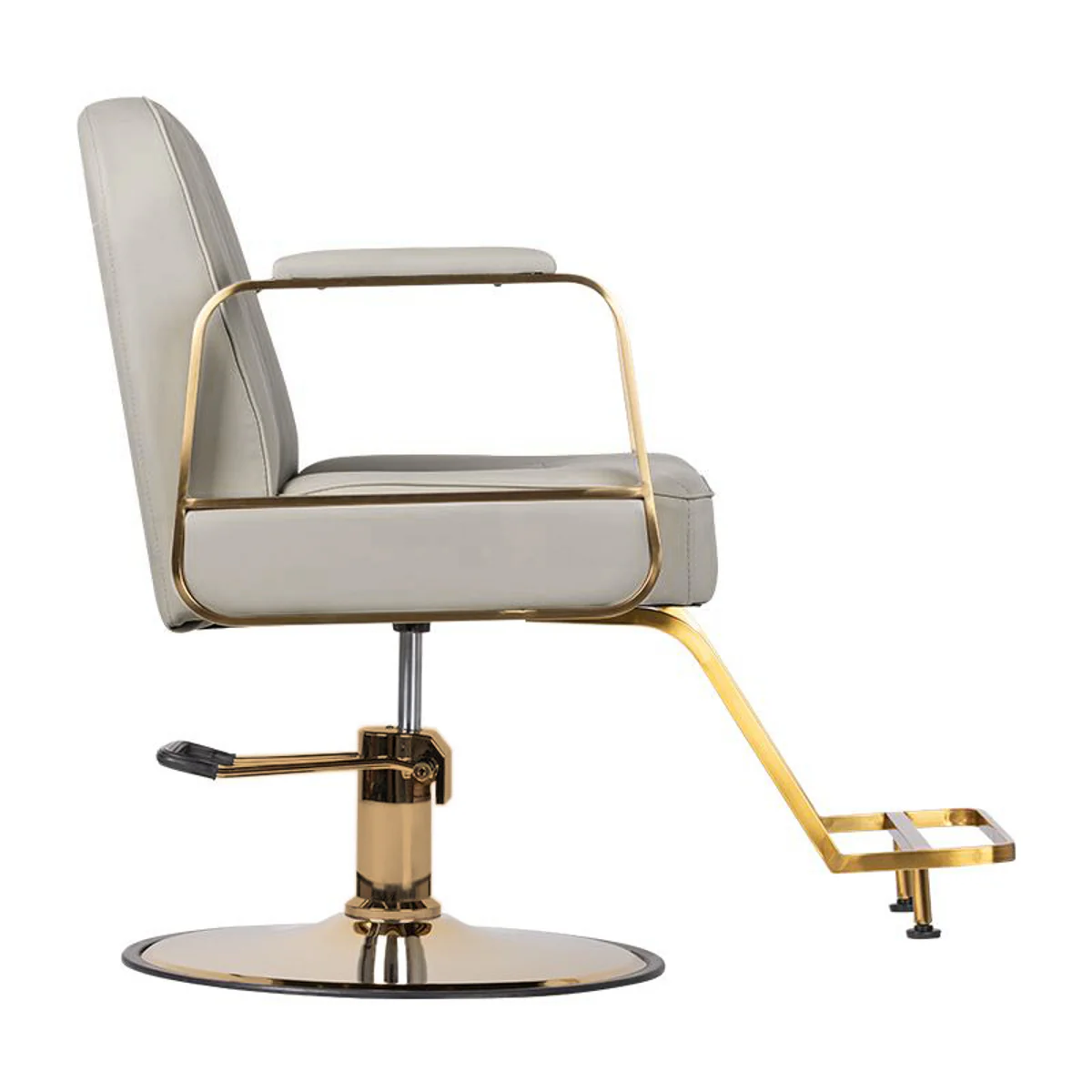 Gabbiano Hairdressing Chair Acri Gold - Beige - Image 2