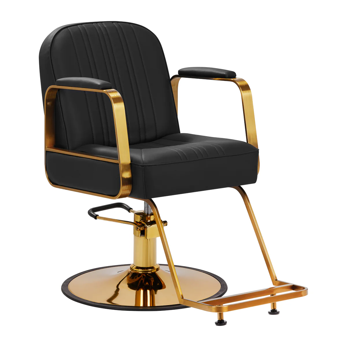 Gabbiano Hairdressing Chair Acri Gold & Black