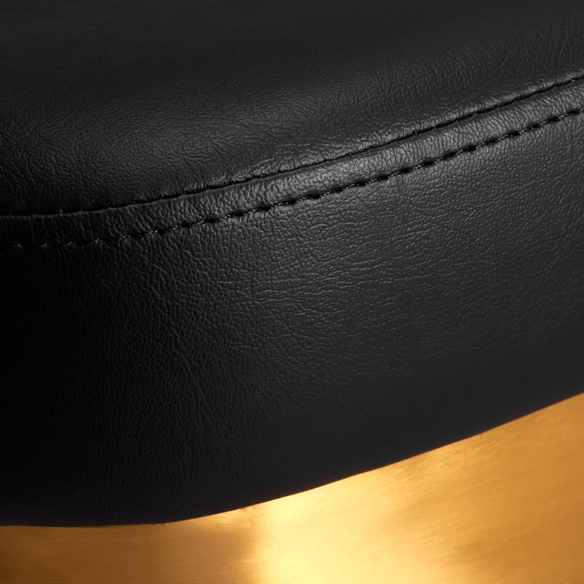 Gabbiano hairdressing chair Granda gold black - Image 3