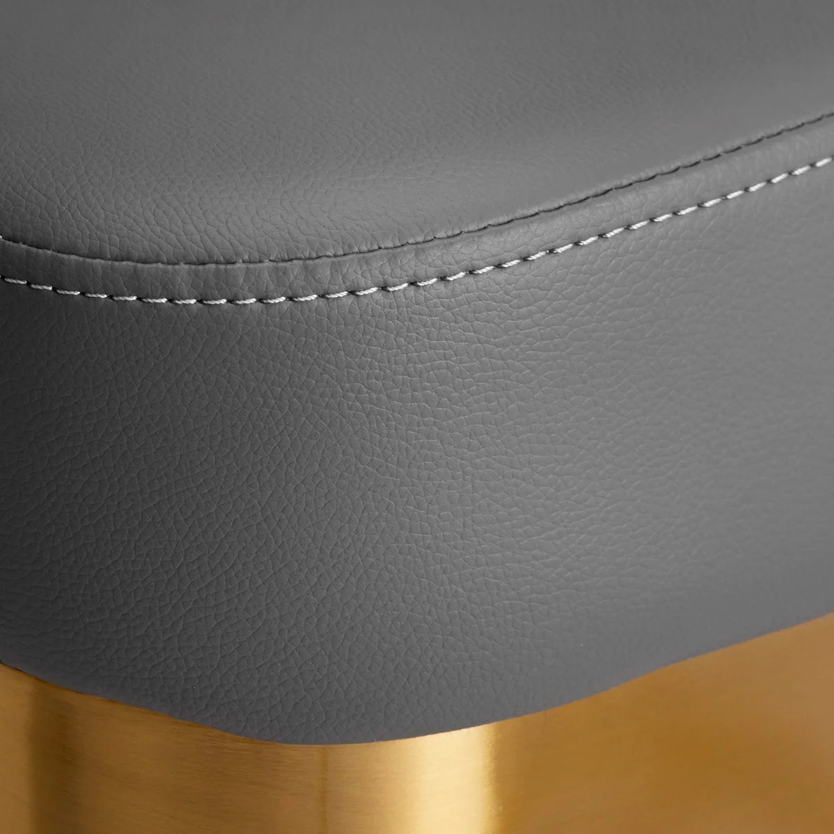 Gabbiano hairdressing chair Granda gold grey - Image 3