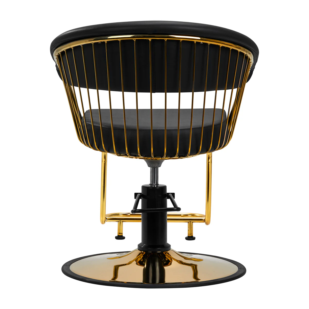 Gabbiano hairdressing chair Lille-M gold black - Image 6