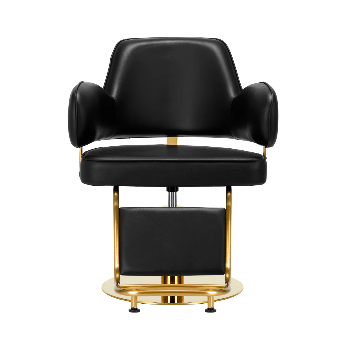 Gabbiano Hairdressing Chair Linz NQ Gold Black - Image 2